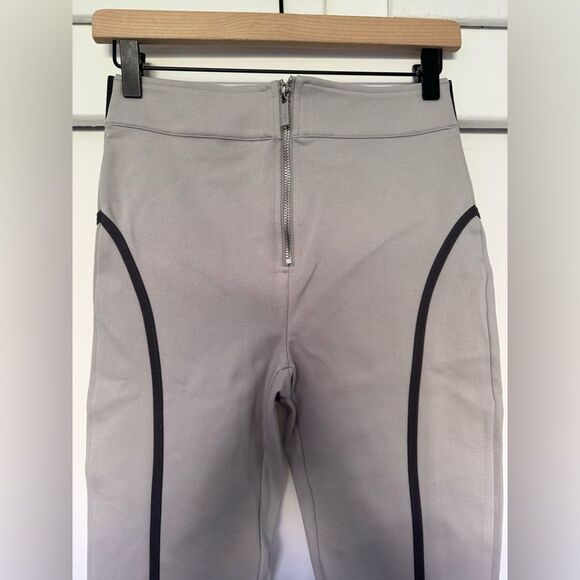 Maniere De Voir Gray and Black Pants Size 8 - Picture 3 of 8
